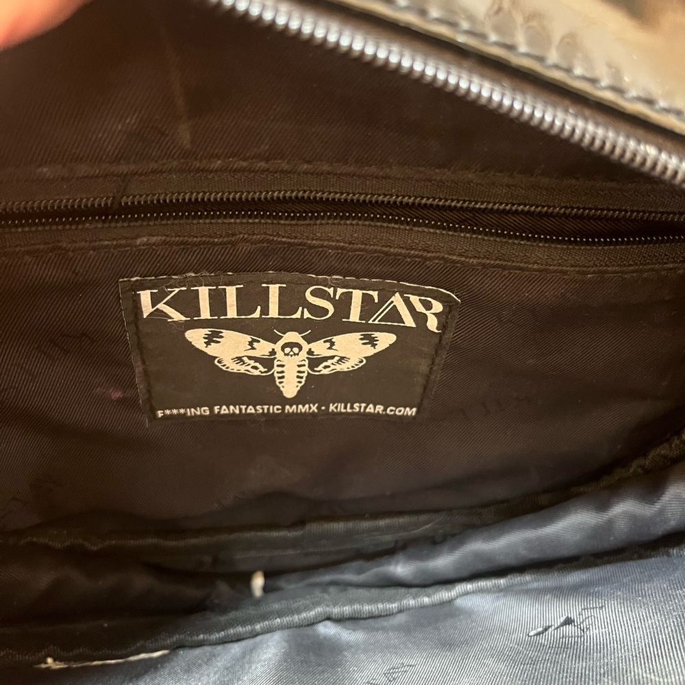 Killstar Black Cat Face Crossbody Bag - Picture 3 of 5